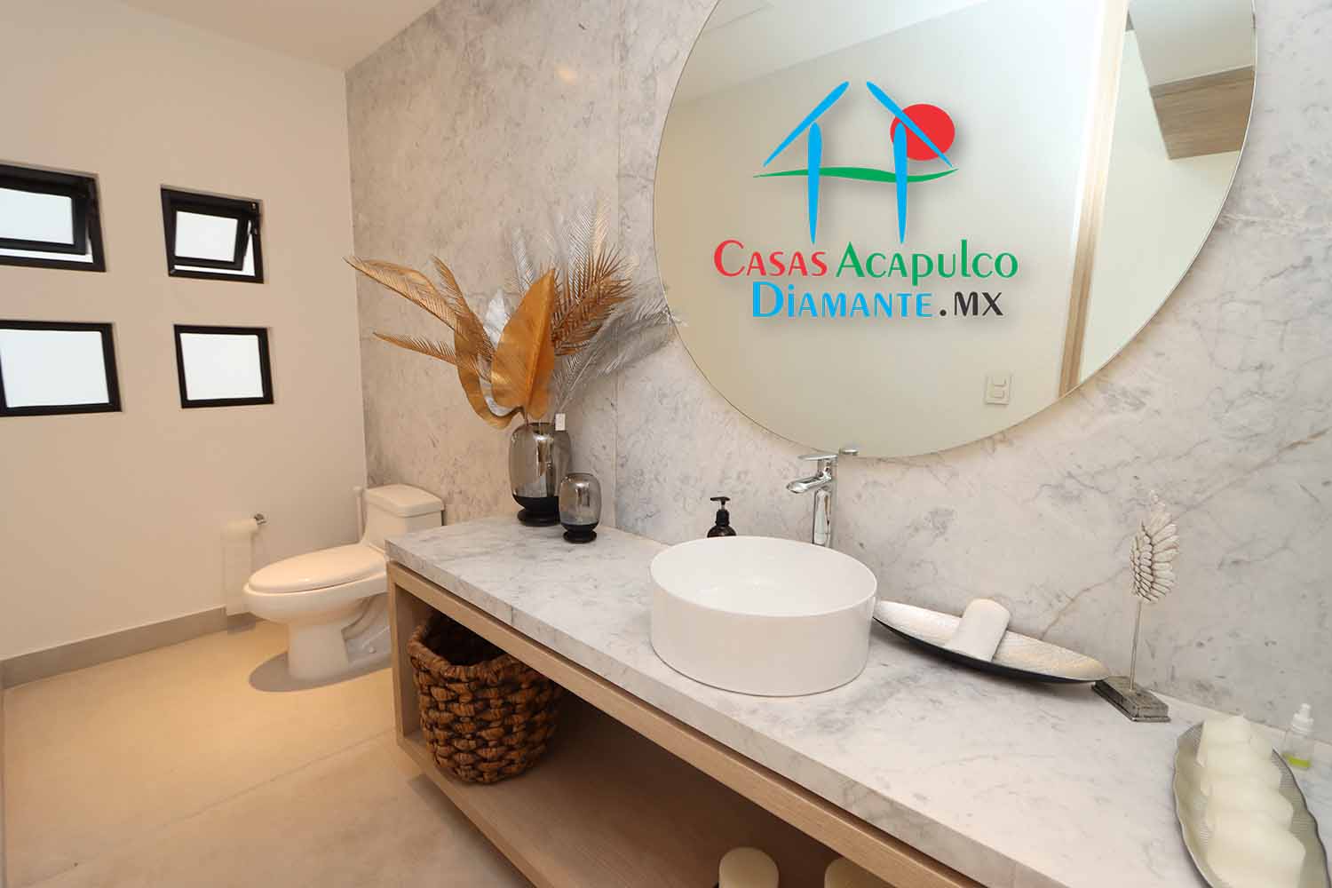 Villas Bálano 5 - Baño de visitas 1